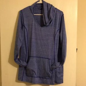 Blue thin hoodie